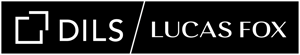 DILS LUCAS FOX LOGO__white outline_black block DILS LUCAS FOX LOGO__white outline_black block