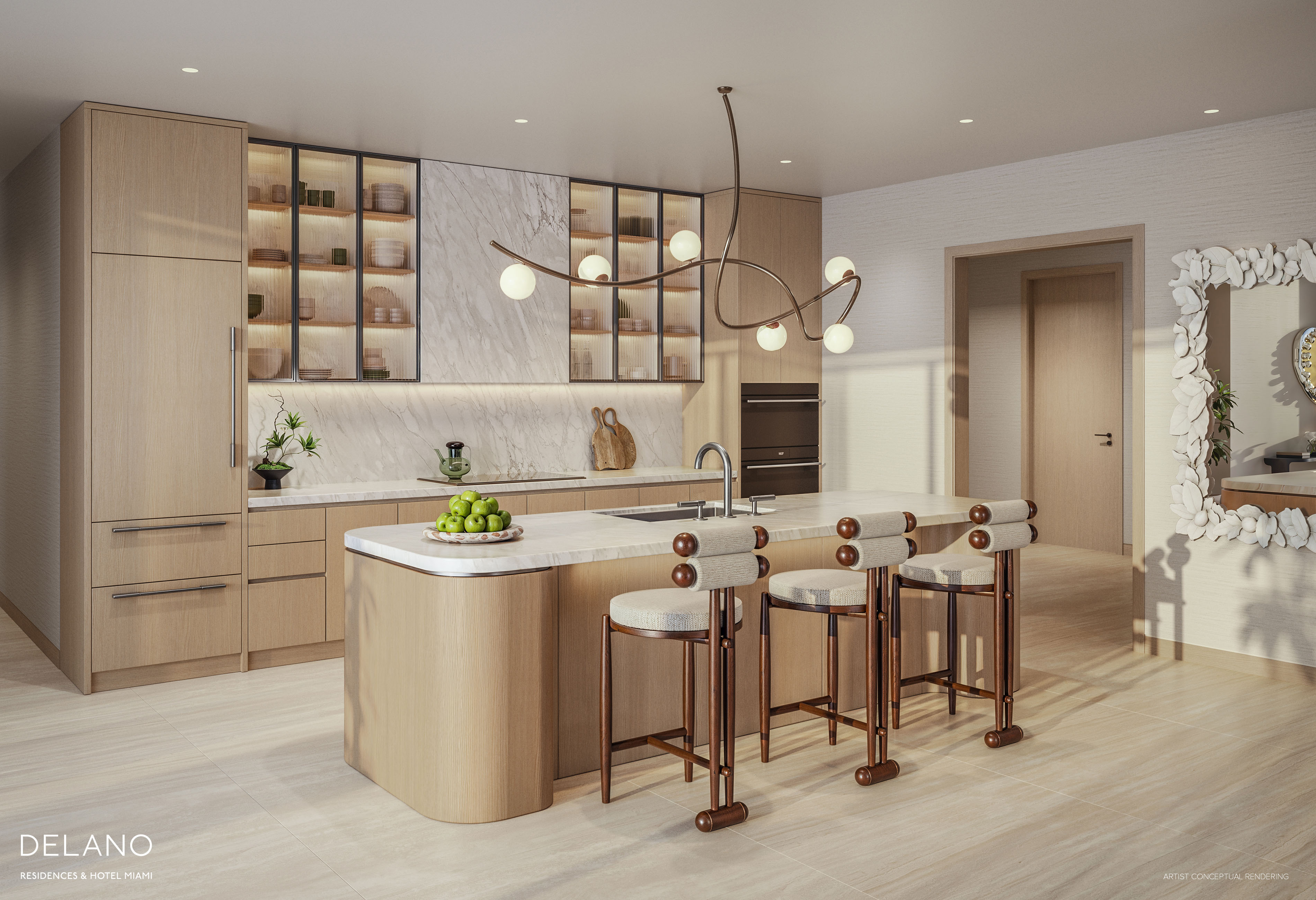 Delano Residences & Hotel Miami - Residence Kitchen