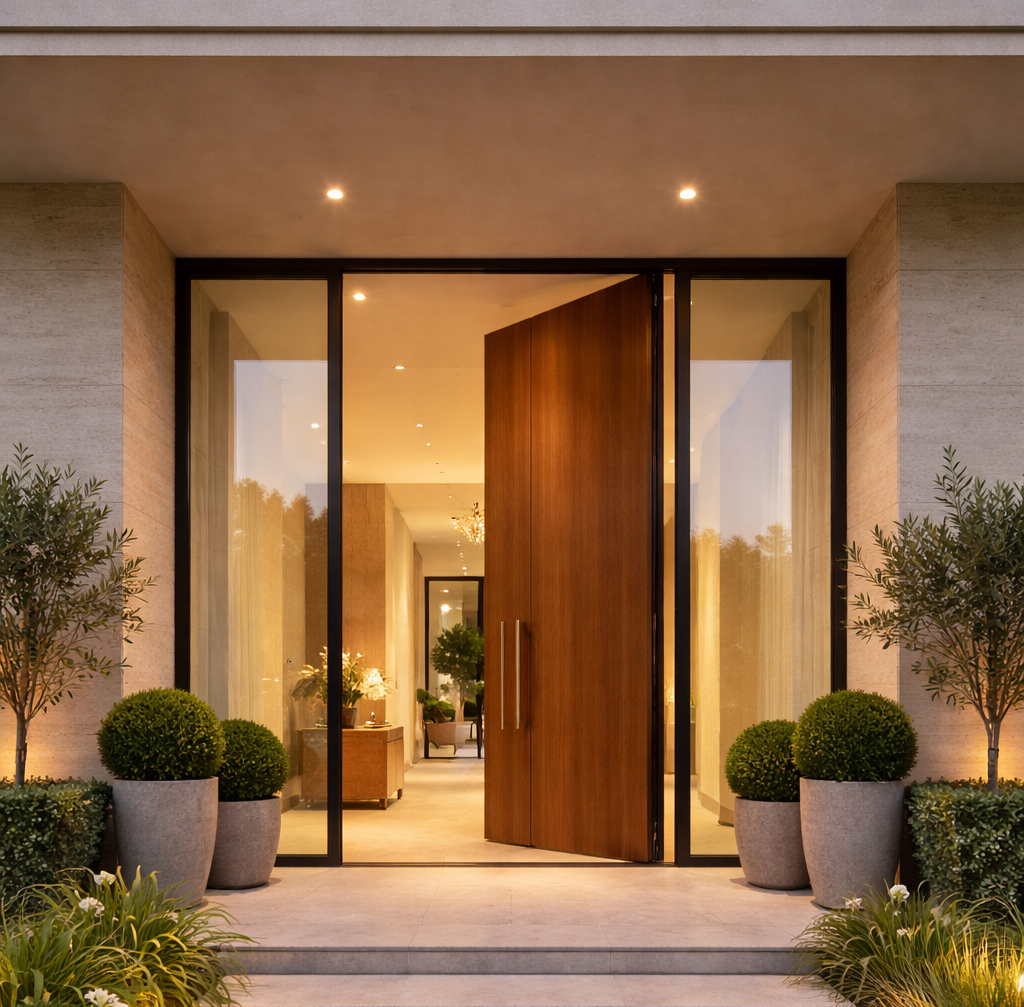 Entrada monumental en villa de lujo - copia-1