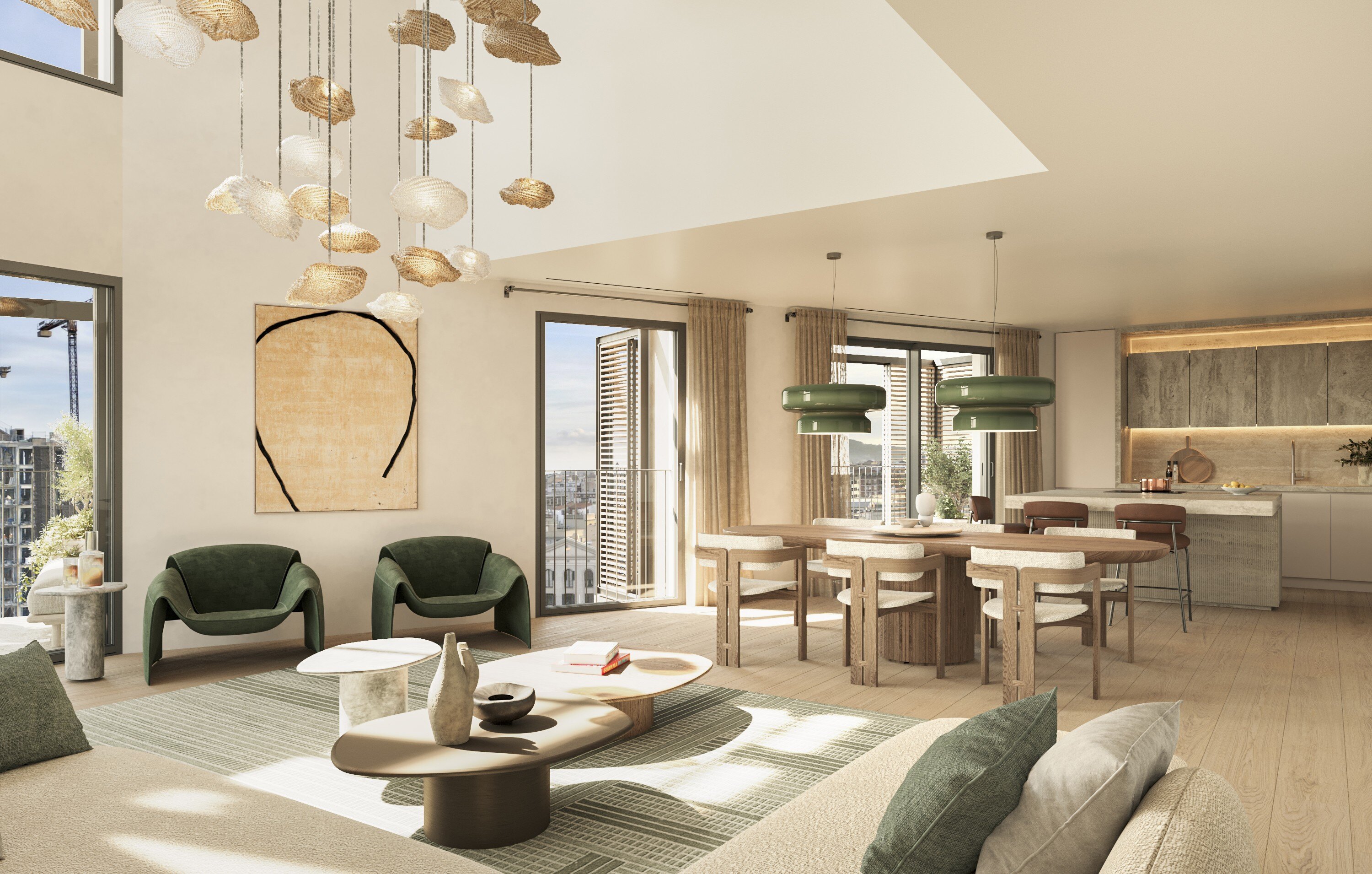 LUV Studio_Edificio Glories_G5B_Salón-Comedor-Cocina copia-1